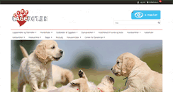 Desktop Screenshot of dyrelageret.dk